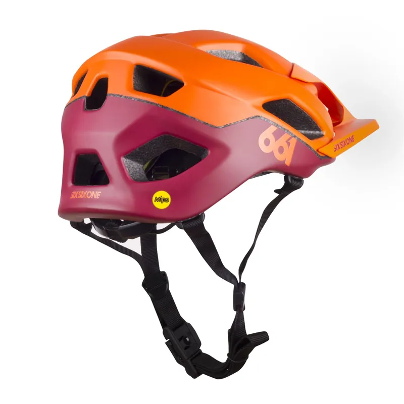 661 Crest Mips MTB Helmet Orange/Burgundy-5